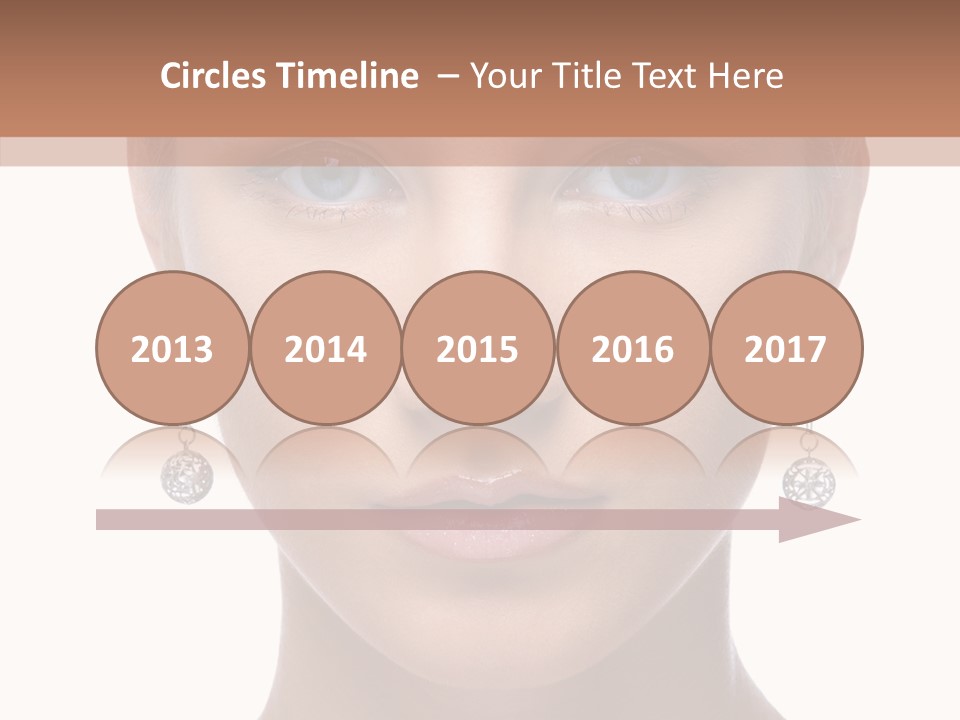 Girls Make Up Beautiful PowerPoint Template