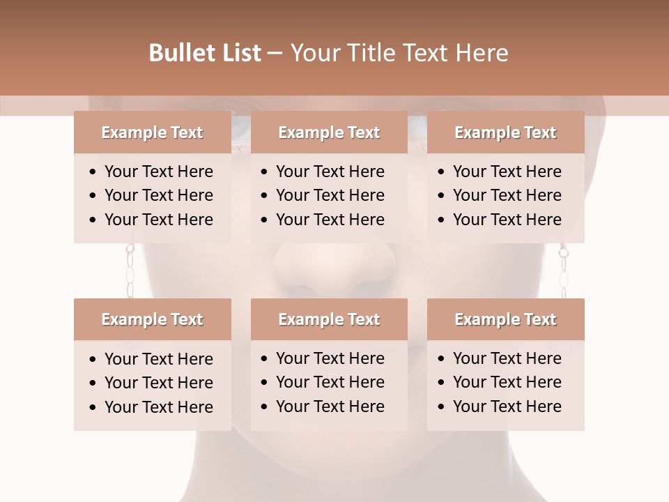 Girls Make Up Beautiful PowerPoint Template