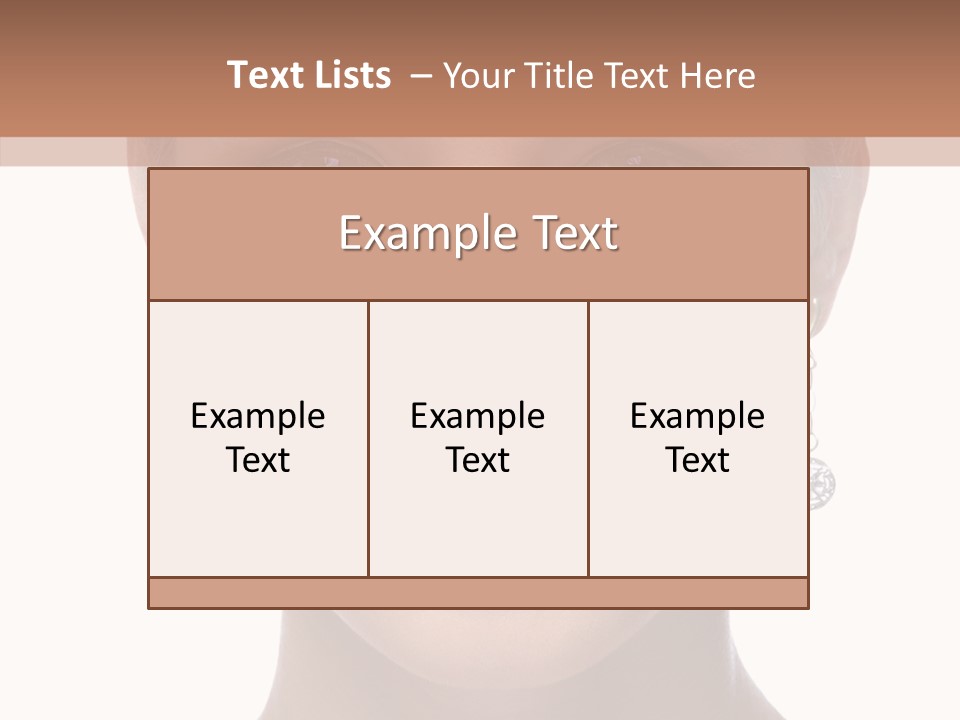 Girls Make Up Beautiful PowerPoint Template