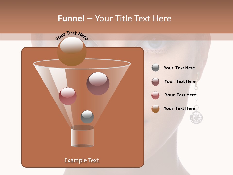 Girls Make Up Beautiful PowerPoint Template