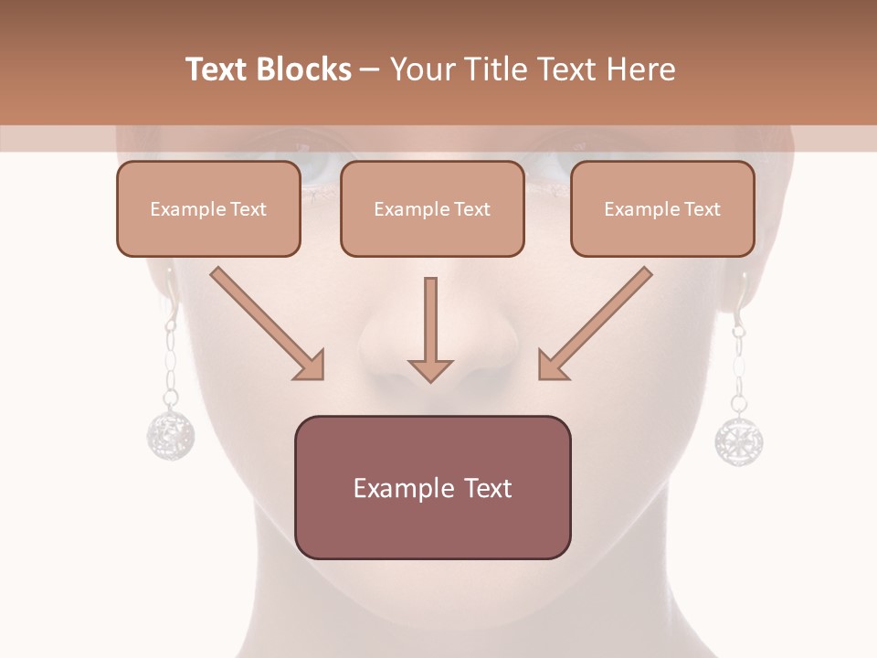 Girls Make Up Beautiful PowerPoint Template