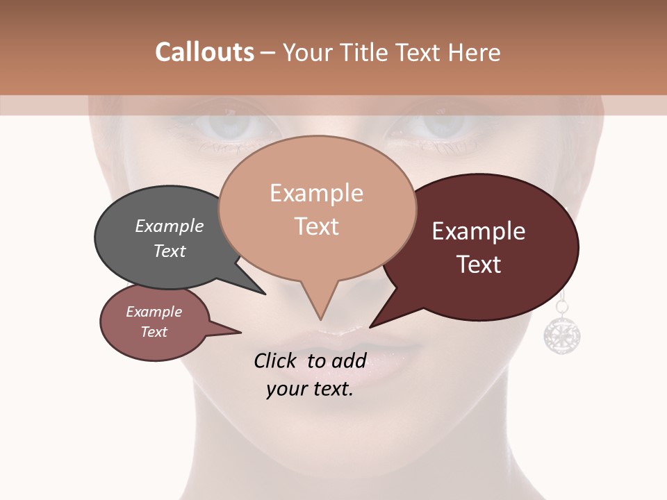 Girls Make Up Beautiful PowerPoint Template