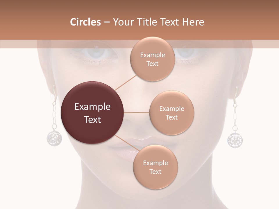 Girls Make Up Beautiful PowerPoint Template