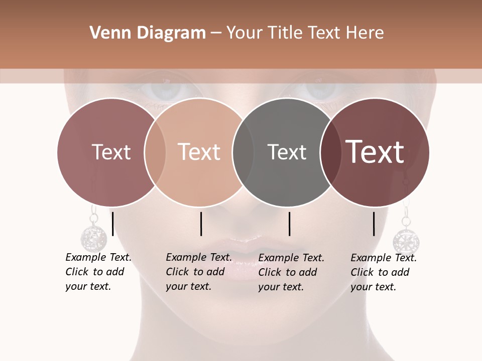 Girls Make Up Beautiful PowerPoint Template