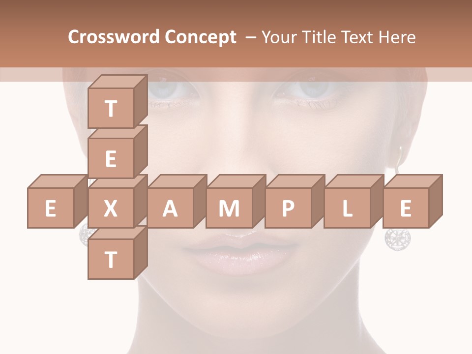 Girls Make Up Beautiful PowerPoint Template