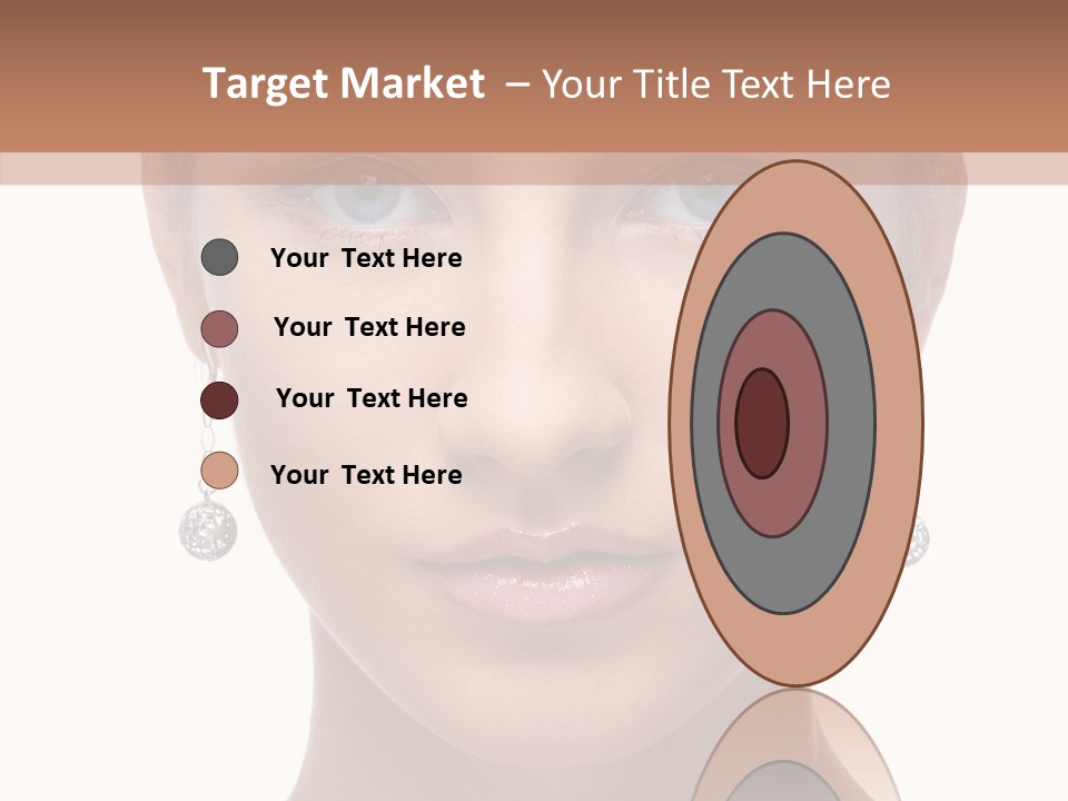 Girls Make Up Beautiful PowerPoint Template