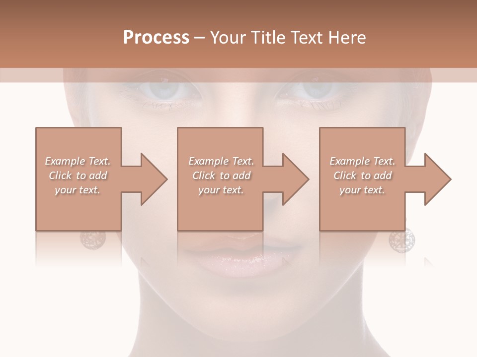 Girls Make Up Beautiful PowerPoint Template