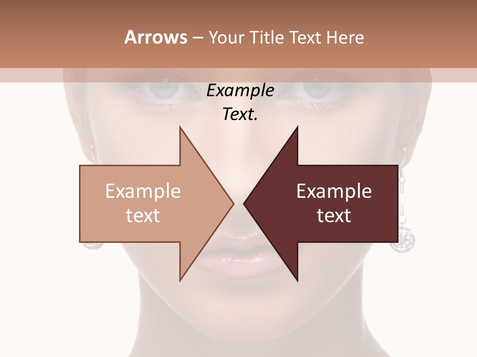 Girls Make Up Beautiful PowerPoint Template