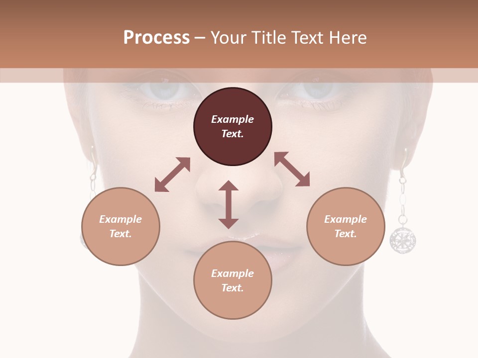 Girls Make Up Beautiful PowerPoint Template