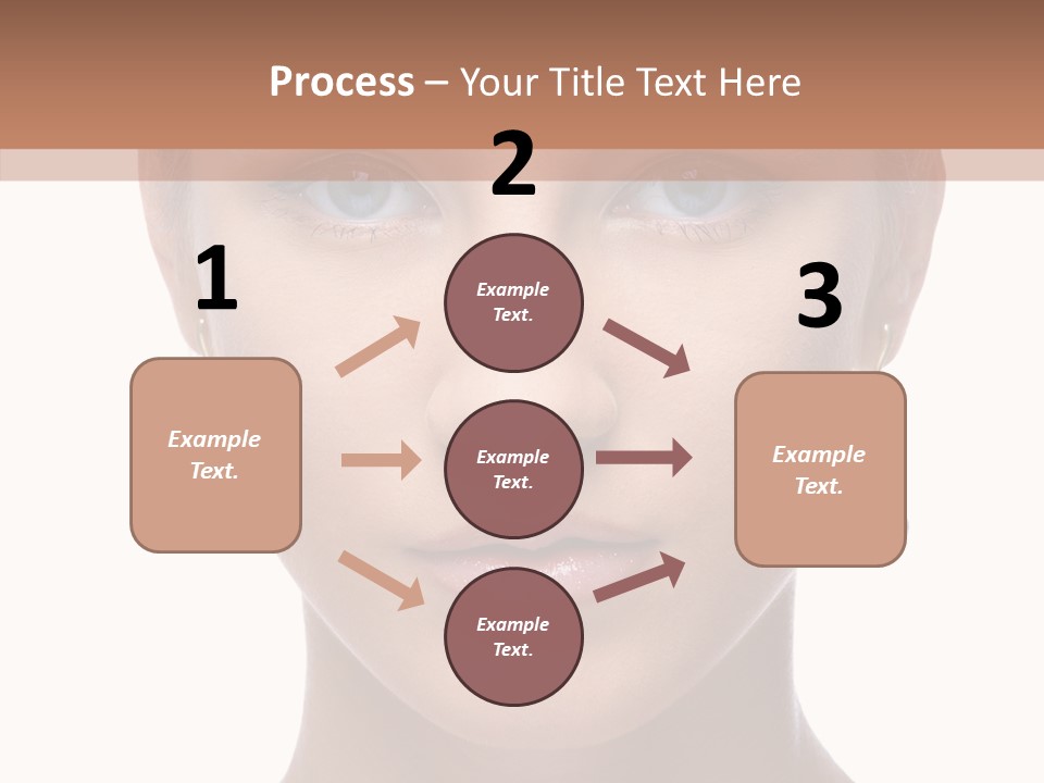Girls Make Up Beautiful PowerPoint Template