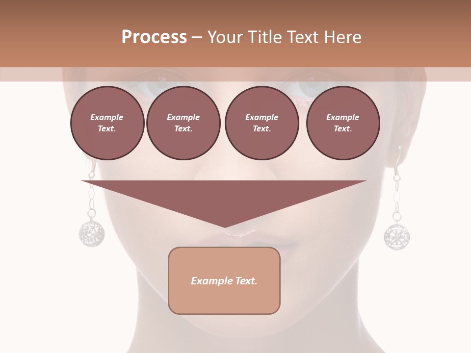 Girls Make Up Beautiful PowerPoint Template