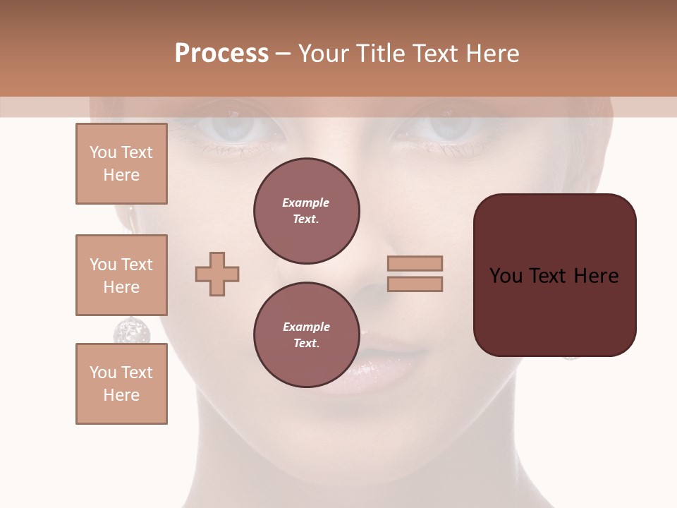 Girls Make Up Beautiful PowerPoint Template