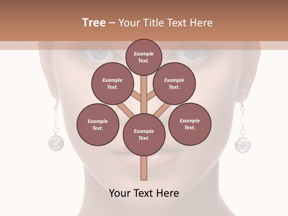 Girls Make Up Beautiful PowerPoint Template