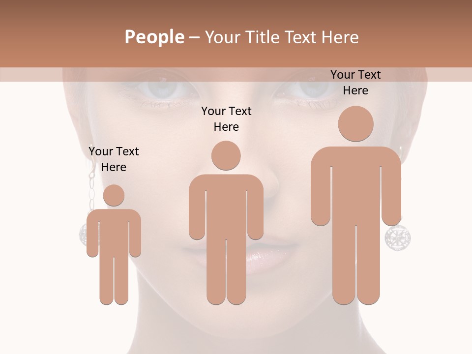 Girls Make Up Beautiful PowerPoint Template