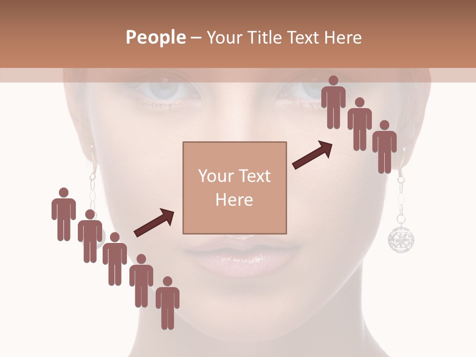 Girls Make Up Beautiful PowerPoint Template