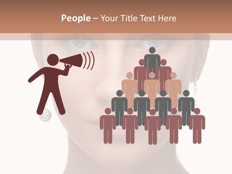 Girls Make Up Beautiful PowerPoint Template