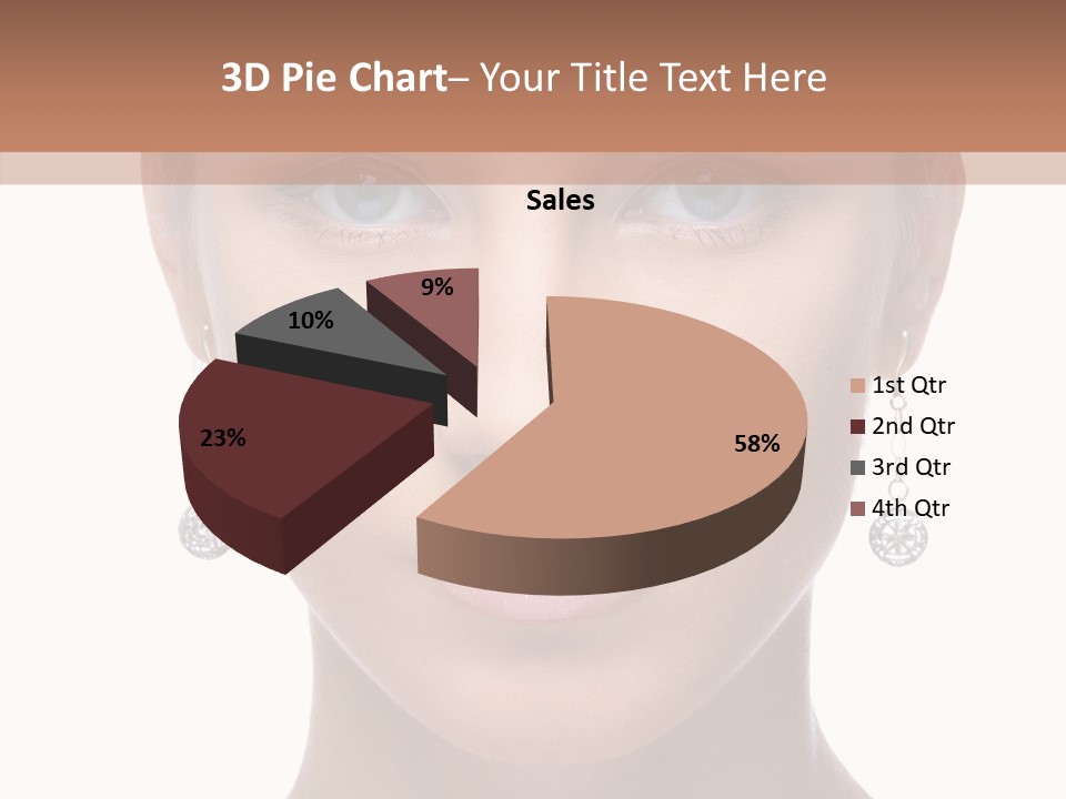 Girls Make Up Beautiful PowerPoint Template