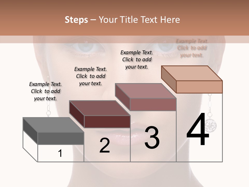 Girls Make Up Beautiful PowerPoint Template