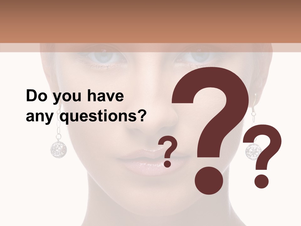 Girls Make Up Beautiful PowerPoint Template