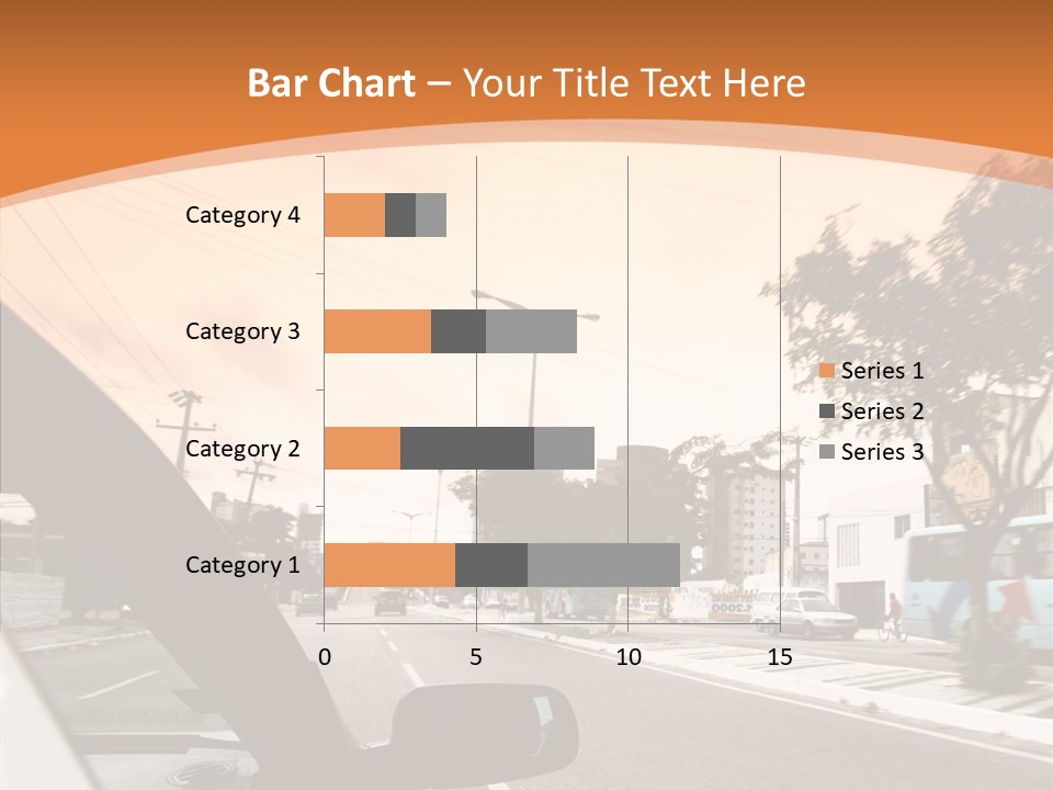 Asphalt Traffic Way PowerPoint Template
