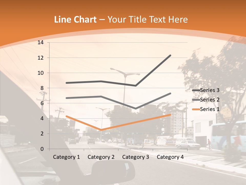 Asphalt Traffic Way PowerPoint Template