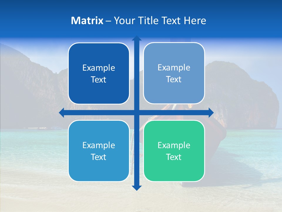 Relax Tranquil Tropical PowerPoint Template