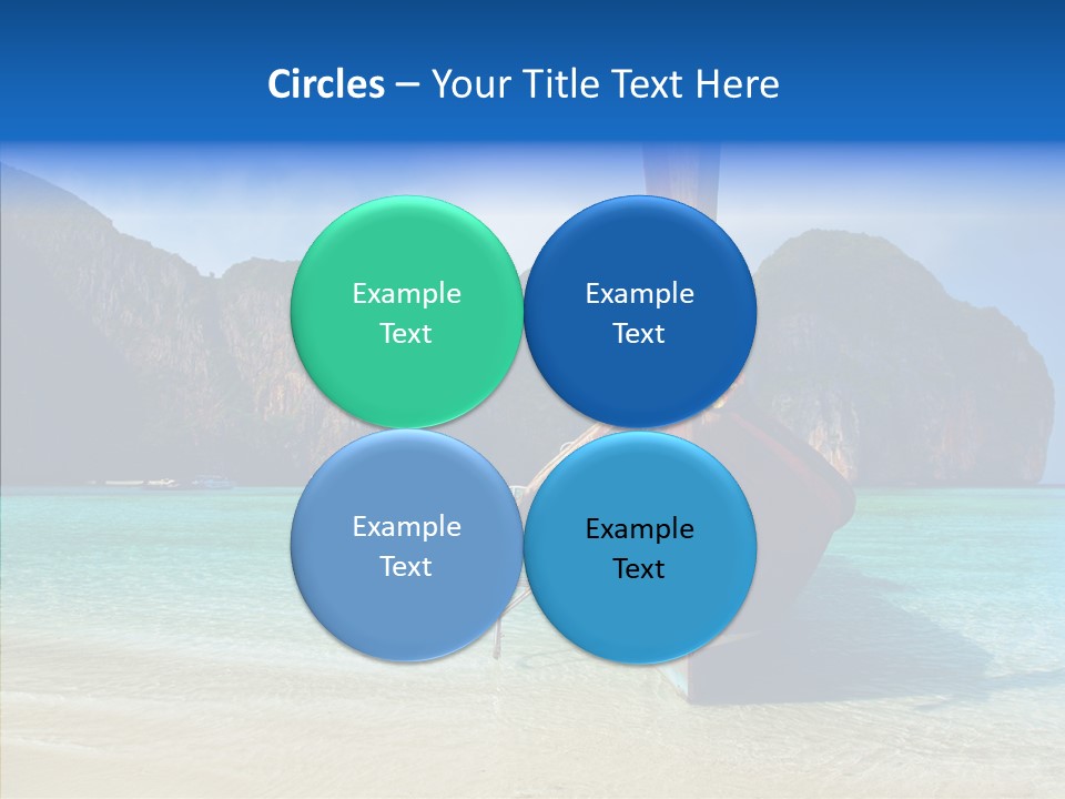 Relax Tranquil Tropical PowerPoint Template