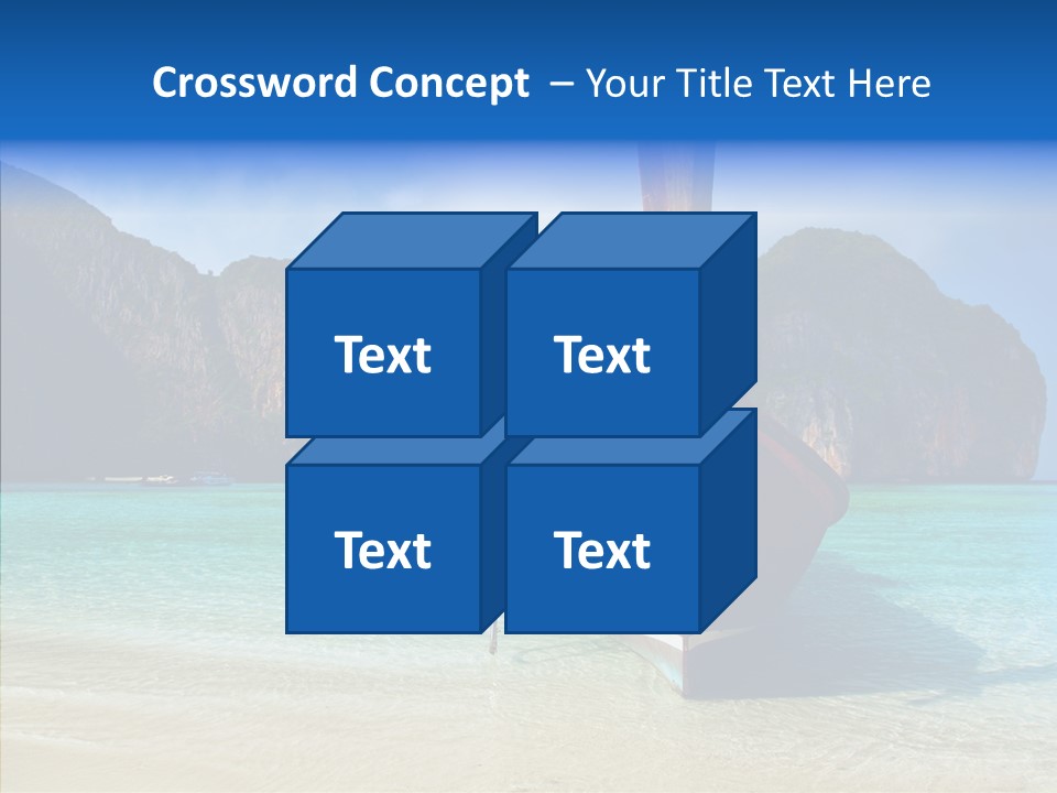 Relax Tranquil Tropical PowerPoint Template