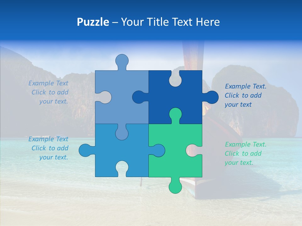 Relax Tranquil Tropical PowerPoint Template