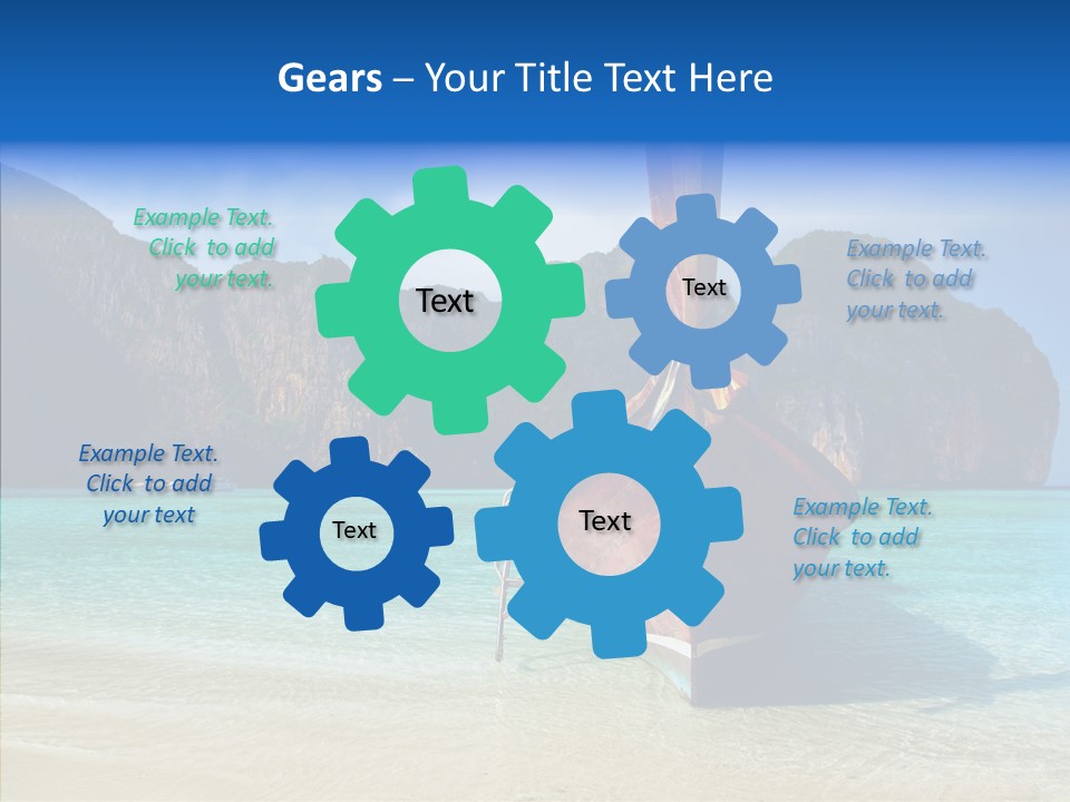 Relax Tranquil Tropical PowerPoint Template