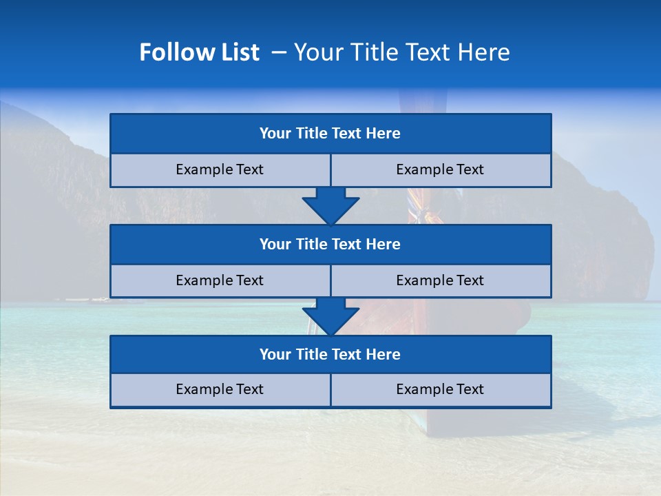 Relax Tranquil Tropical PowerPoint Template
