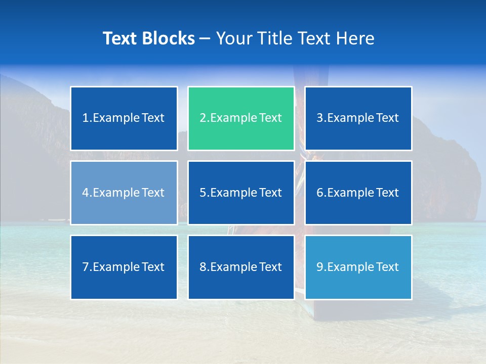 Relax Tranquil Tropical PowerPoint Template