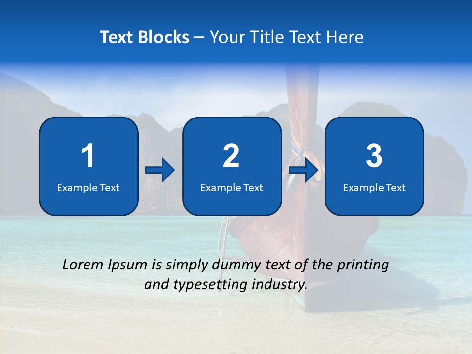 Relax Tranquil Tropical PowerPoint Template