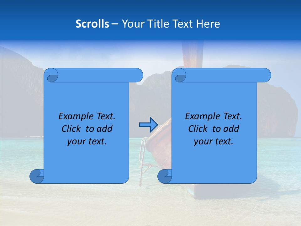 Relax Tranquil Tropical PowerPoint Template