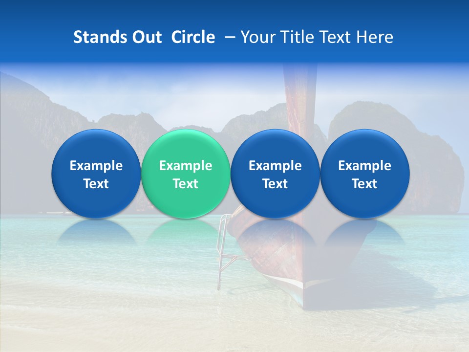Relax Tranquil Tropical PowerPoint Template