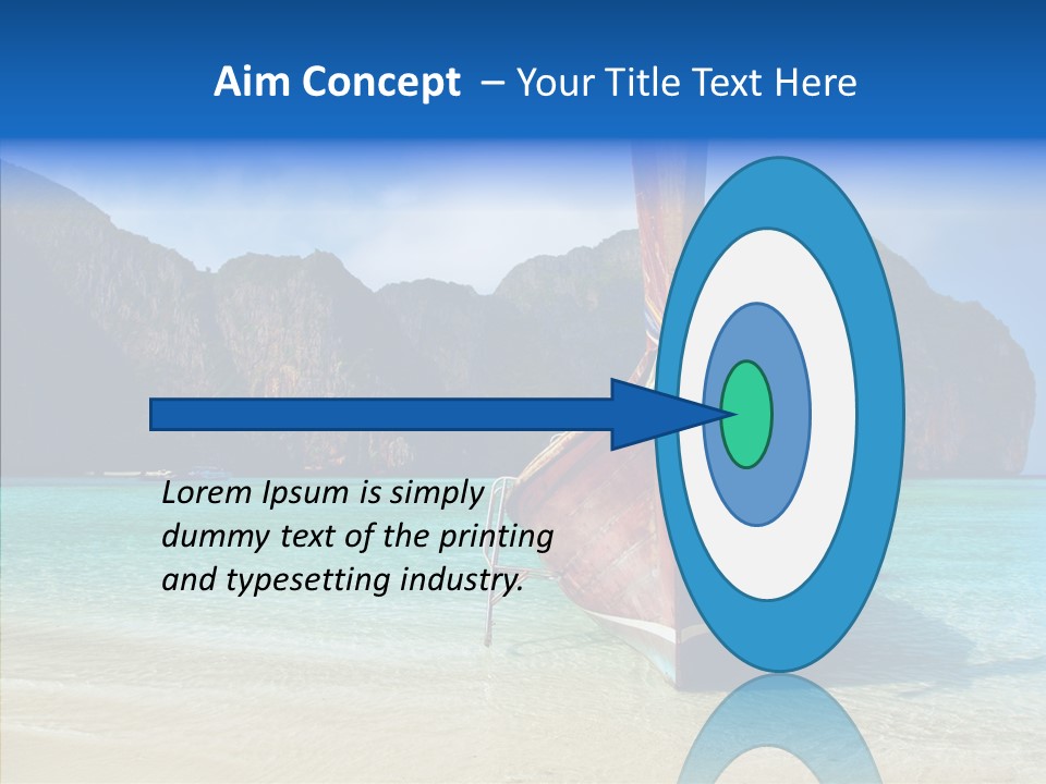 Relax Tranquil Tropical PowerPoint Template