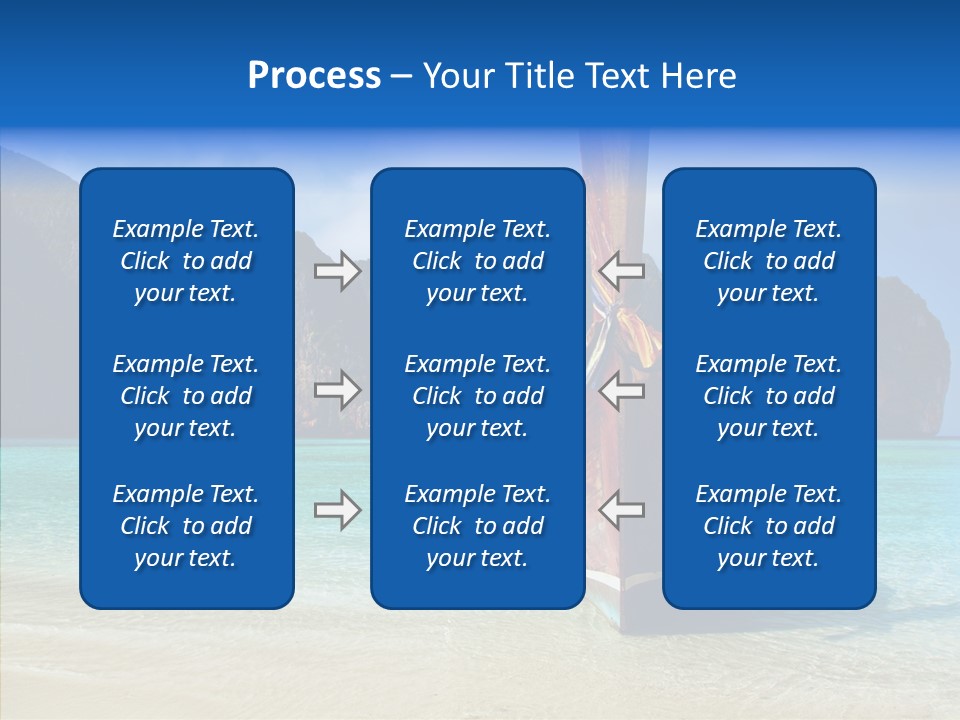 Relax Tranquil Tropical PowerPoint Template