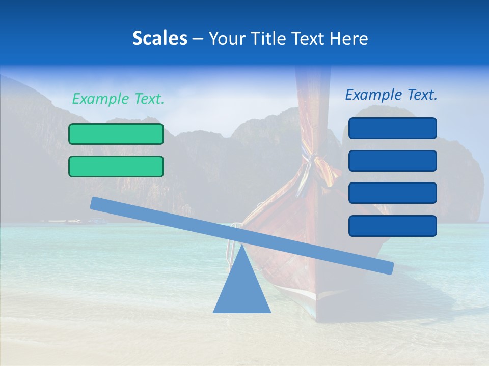 Relax Tranquil Tropical PowerPoint Template
