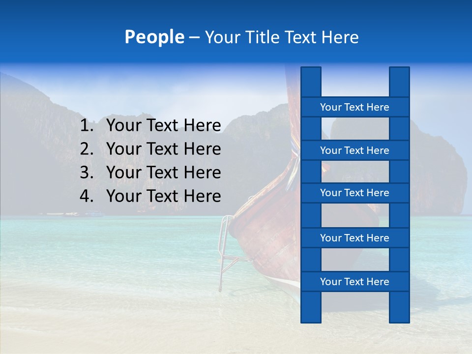 Relax Tranquil Tropical PowerPoint Template