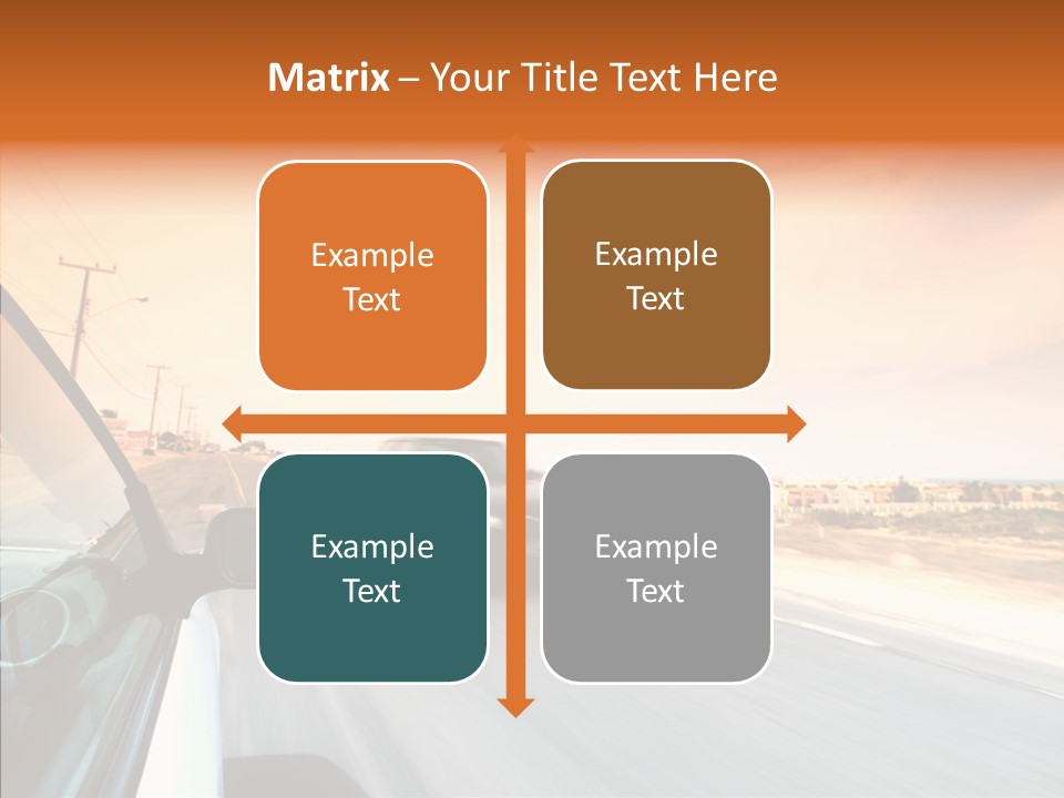 Weather Auto Fast PowerPoint Template