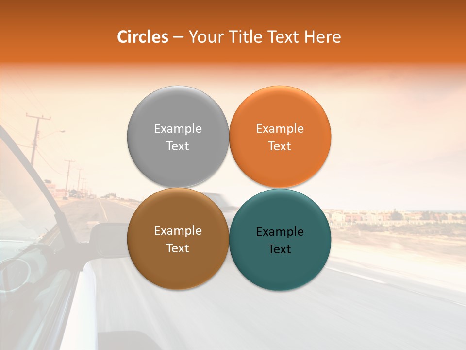 Weather Auto Fast PowerPoint Template