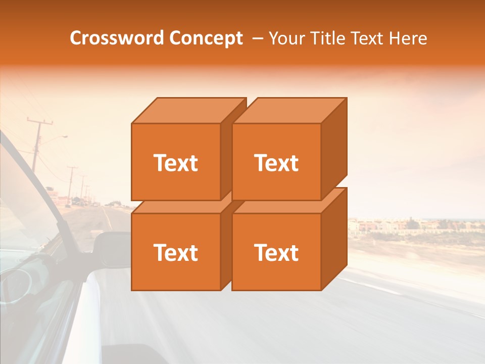 Weather Auto Fast PowerPoint Template