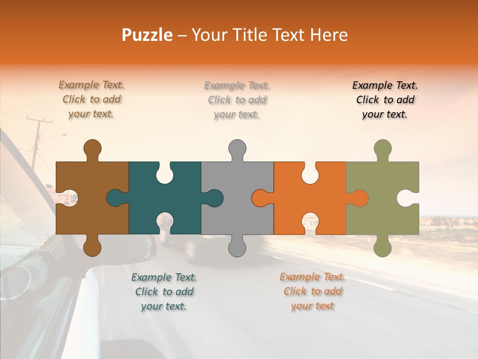 Weather Auto Fast PowerPoint Template
