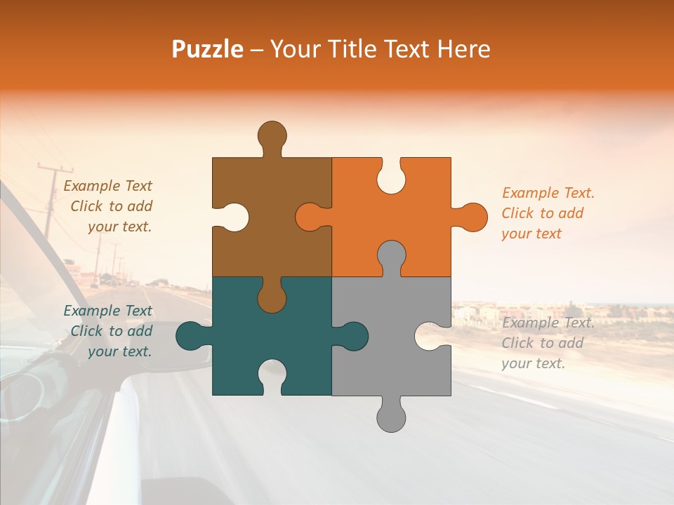 Weather Auto Fast PowerPoint Template