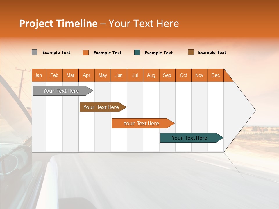 Weather Auto Fast PowerPoint Template