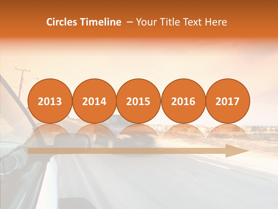 Weather Auto Fast PowerPoint Template