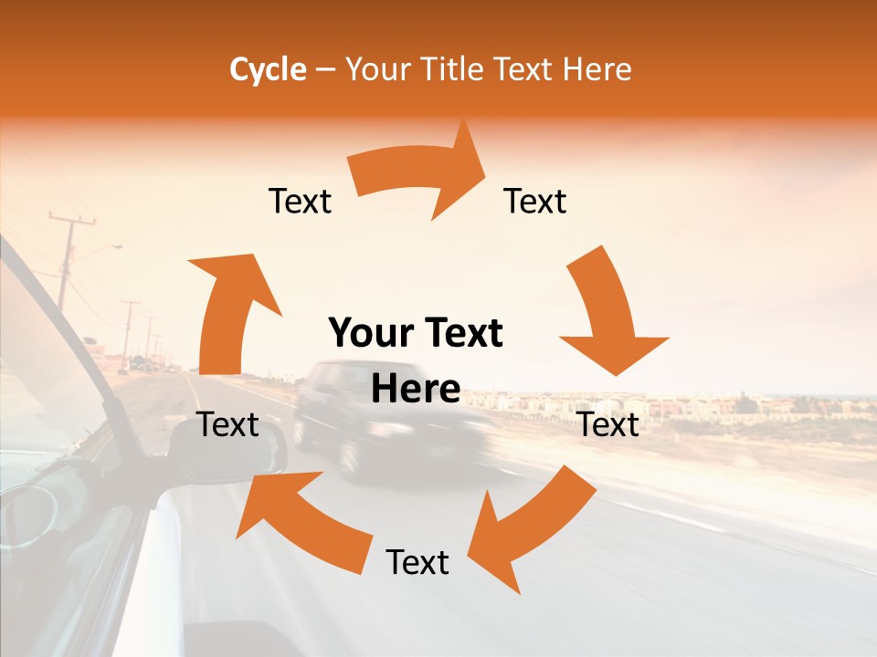 Weather Auto Fast PowerPoint Template