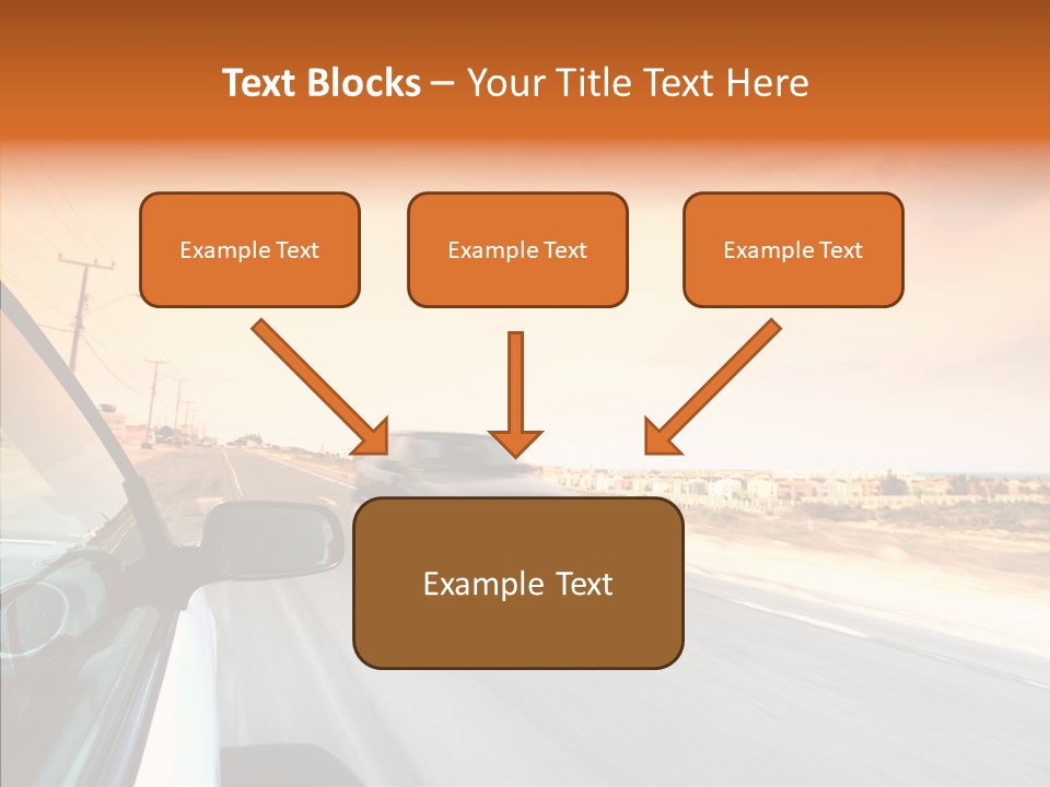 Weather Auto Fast PowerPoint Template