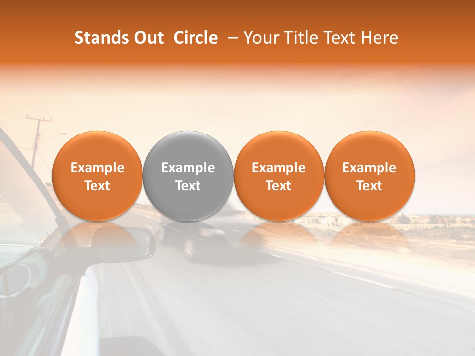 Weather Auto Fast PowerPoint Template