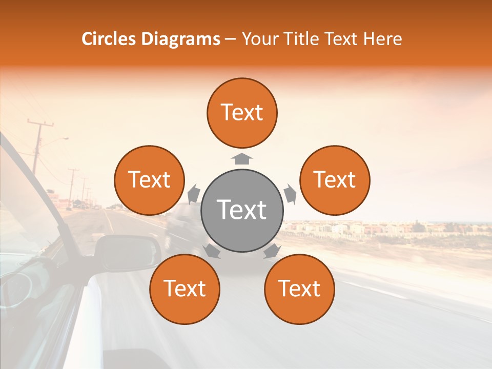 Weather Auto Fast PowerPoint Template